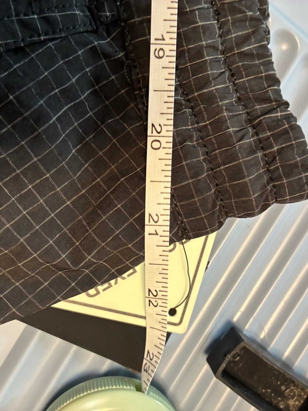 Cross Eyed Moose Black Grid Swim Trunks XXL Hybrid poolside Cargo Shorts - Picture 8 of 10